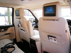 Headrest Screens Range Rover